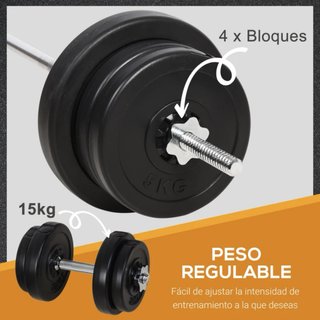 Juego Pesas 55 kg