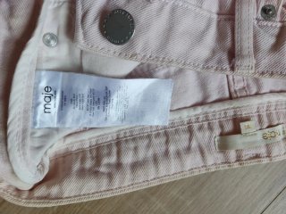 Shorts vaqueros rosa MAJE T.36
