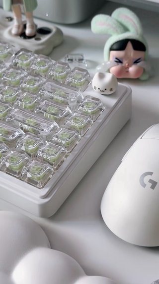 Set de keycaps XVX Arctic Transparente