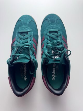 Adidas K74 Zapatillas Verde y Granate