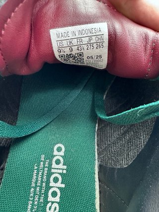 Adidas K74 Zapatillas Verde y Granate