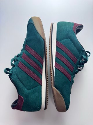 Adidas K74 Zapatillas Verde y Granate