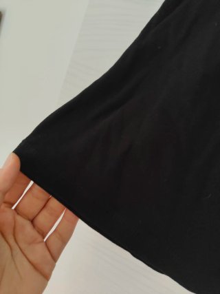 T-shirt donna nera taglia XL