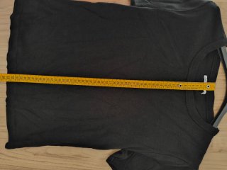 T-shirt donna nera taglia XL