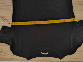 T-shirt donna nera taglia XL
