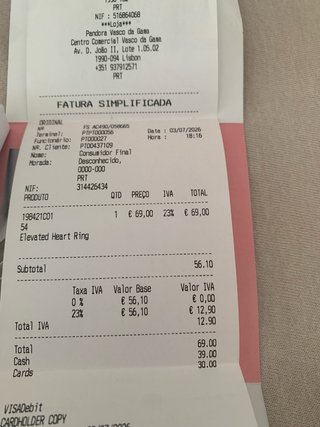 Anel Pandora Coração Prata