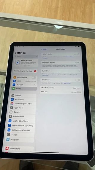 iPad Air Morado 256GB M3 Batería 100%