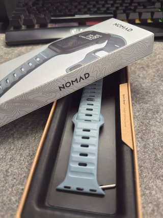 Nomad Sport Band Marine Blue Apple Watch