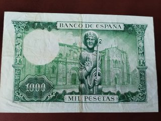 Billete 1000 pesetas Banco de España 1965