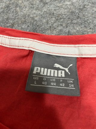 Maglietta Puma Vintage Rosso Pastello L Donna