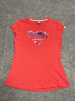Maglietta Puma Vintage Rosso Pastello L Donna