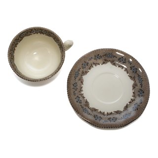 Taza y plato la Cartuja de Sevilla original