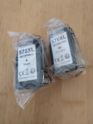 Pack 2 Cartuchos Impresora 575XL 576XL