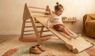 Sconto Pikler 3 IN 1 triangolo rampa arco per bambini