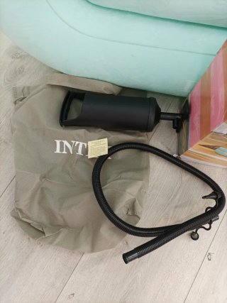 Colchón hinchable infantil Intex verde estrellas