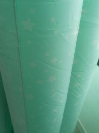 Colchón hinchable infantil Intex verde estrellas