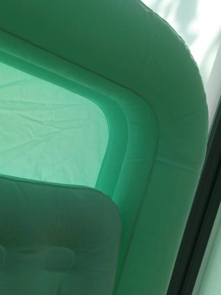 Colchón hinchable infantil Intex verde estrellas