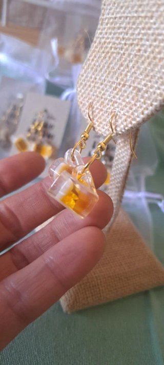 Pendientes jarritas cerveza artesanal