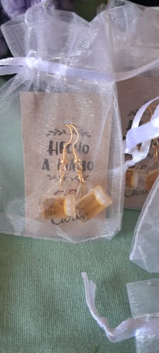 Pendientes jarritas cerveza artesanal