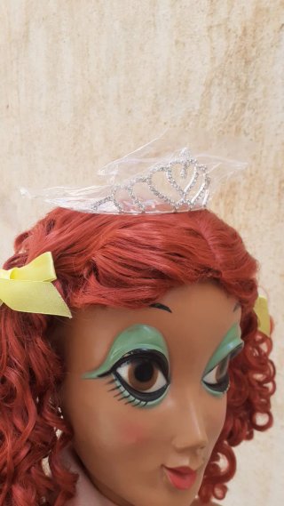 Corona Reina/Dama Fiestas Plata y Amarillo