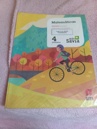 Libro de matemáticas