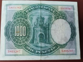 Billete 1000 Pesetas Banco de España 1926
