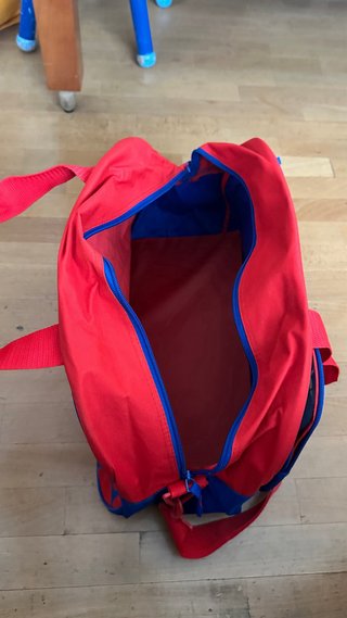 Bolsa de viaje Spiderman azul y roja
