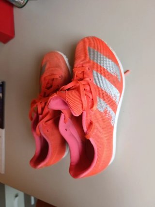 Adidas Zapatillas Running Clavos Naranja/Rosa