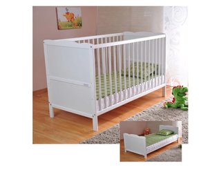Cuna convertible en cama infantil