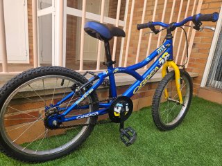 Bicicleta Orbea 18 Azul y Amarilla