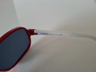Gafas de sol Carrera niño rojas y blancas