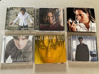 Colección 7 CD's David Bisbal y Bustamante.Origina