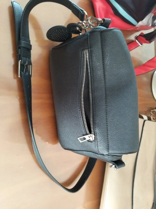 Bolso Desigual Mickey Negro y Plateado