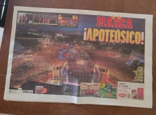 Periódico+Póster Marca Mundial 2026 España Campeón