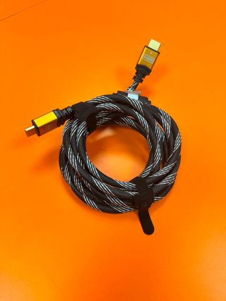 Cable HDMI Trenzado Dorado