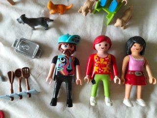 Lote Cocina Playmobil Familia