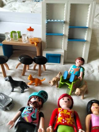 Lote Cocina Playmobil Familia