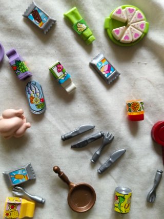 Lote Cocina Playmobil Familia
