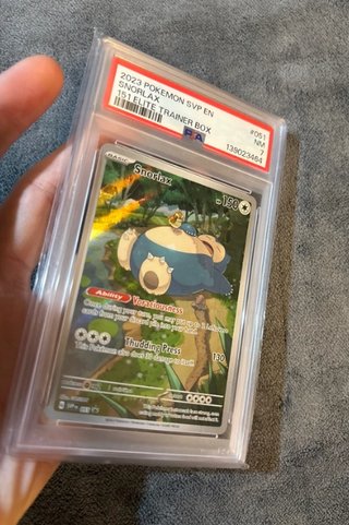 Carta Pokemon Snorlax (SV Black Star Promos) Psa 7