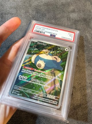 Carta Pokemon Snorlax (SV Black Star Promos) Psa 7