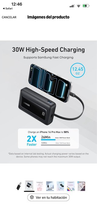 Anker Power Bank 20000mAh 30W