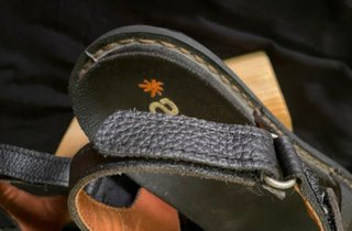 Sandalias The Art Company Piel Negra