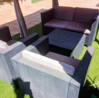 Conjunto de jardín con Almacenamiento
