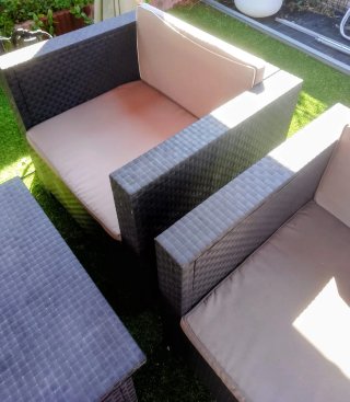 Conjunto de jardín con Almacenamiento
