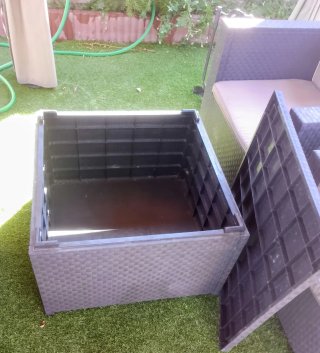 Conjunto de jardín con Almacenamiento