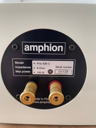 Amphion Prio 520C Altavoz de Lujo: Impecable!