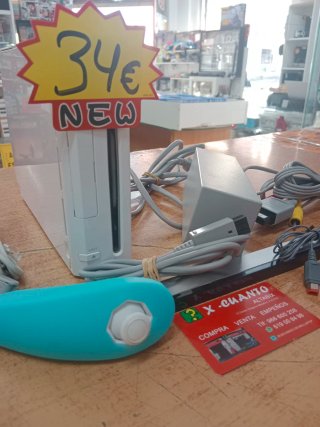 CONSOLA NINTENEDO WII MANDO CABLES NUNCHUCK