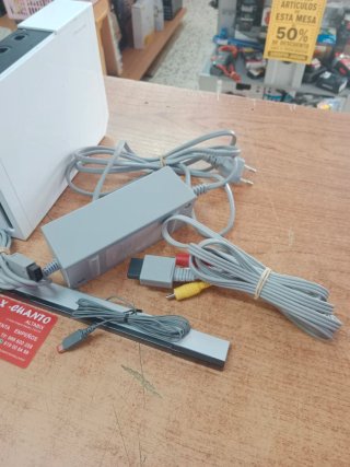 CONSOLA NINTENEDO WII MANDO CABLES NUNCHUCK
