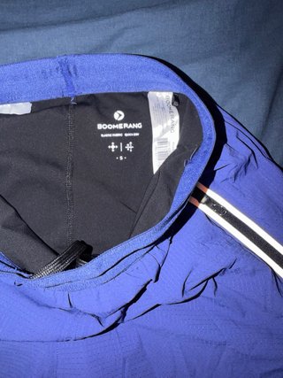 Pantalón corto deportivo azul para running