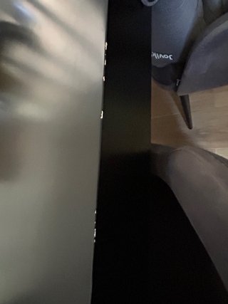 Mesa de jantar madeira maciça c/ pés ferro